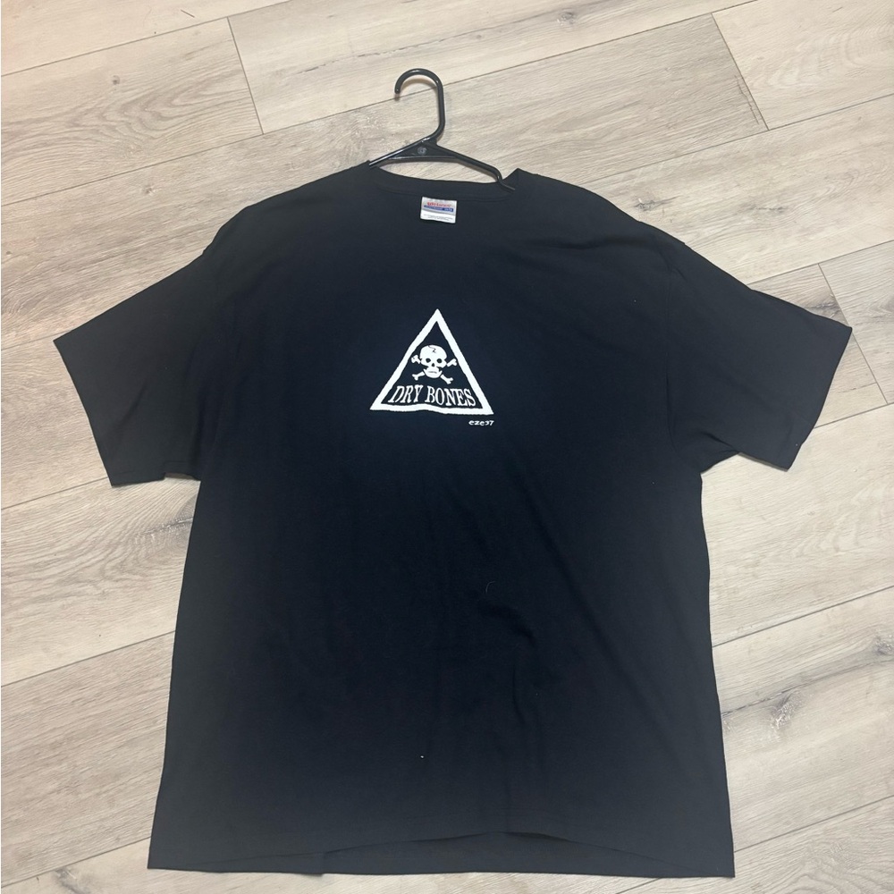 Hanes Black Skull Graphic Tee